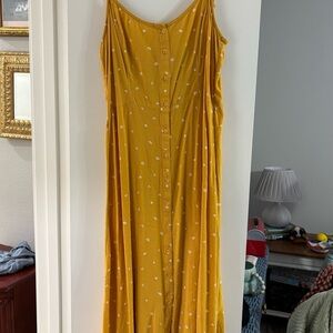 Arizona Jean Company Mustard Maxi Dress